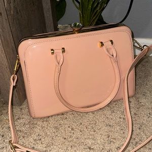 Purse. Soft Pink and gold.